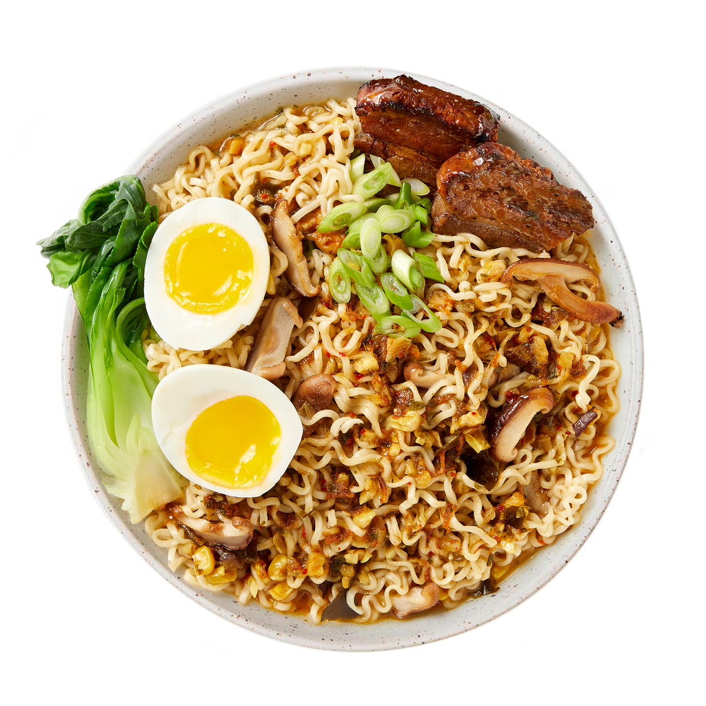 Pork & Ginger Ramen Noodle Meal Kit (Chili, Ginger, Kombu)