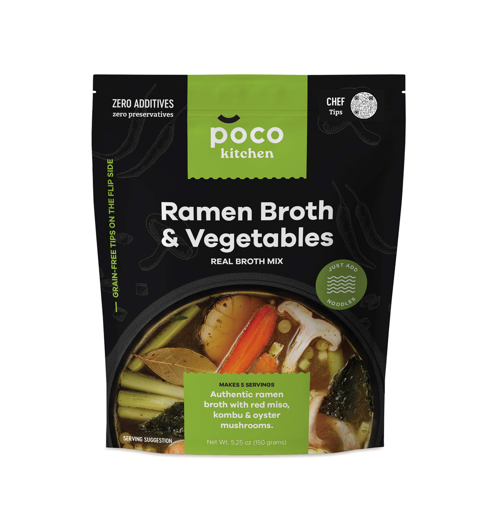 Ramen Broth & Vegetable Instant Powder Mix, Just Add Noodles