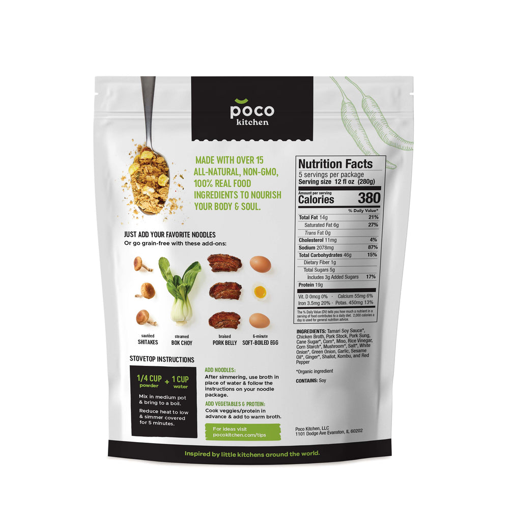 Ramen Broth & Vegetable Instant Powder Mix, Just Add Noodles